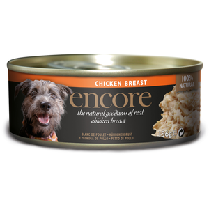 Comparateur de prix : Encore 12 x 156 g boîtes pour chien - blanc de poulet et riz