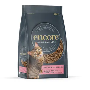Encore poulet, saumon pour chat - 800 g pas cher