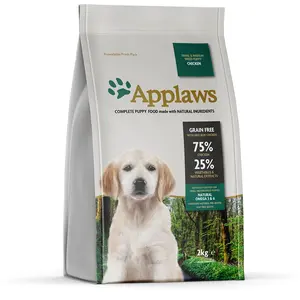 Comparateur de prix : Applaws Nourriture Sèche Pour Chiots De Petites Et Moyennes Races Au Poulet 2kg