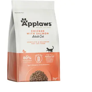 Comparateur de prix : Applaws Nourriture Pour Chats Adultes Au Poulet Et Au Saumon 2kg