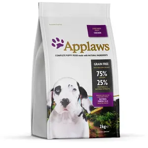 Comparateur de prix : Applaws Nourriture Sèche Pour Chiots De Grandes Races Au Poulet 2kg