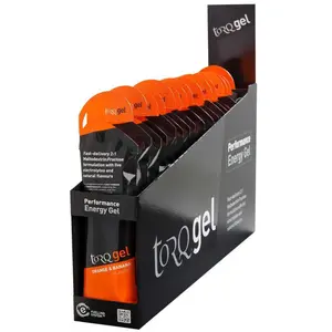 Torq Boîte De Gels énergétiques Orange&banane 45g 15 Unités One SizeVendu pardeporvillage
