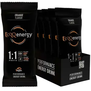 Torq Boîte De Boisson Énergétique Monodose 1:1 Proto Orange 43g 12 Uni... pas cher