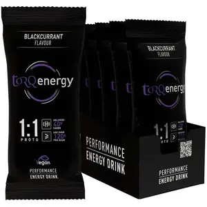Torq Boîte De Boisson Énergétique Monodose 1:1 Proto Cassis 43g 12 Uni... pas cher
