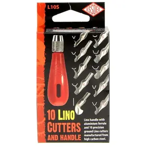 Comparateur de prix : Essdee L10 Lino Cutter Set, Métal, Noir, 2, 5 x 6, 5 x 12, 5 cm