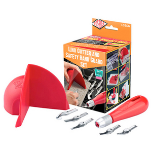 Comparateur de prix : Essdee Lino Cutter et protège-mains de sécurité Rouge