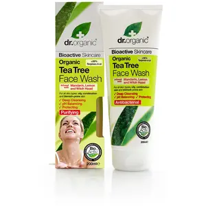 Comparateur de prix : Démaquillants & Nettoyants Dr. Organic Bioactive Organic Tea Tree Face Wash