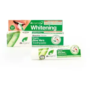 Comparateur de prix : Dr.Organic Bioactifs Dentaires Blanchissant Dentifrice Aloe Vera, 100ml