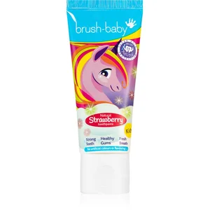Brush-Baby Brush Baby Natural Strawberry dentifrice pour enfants saveu... pas cher