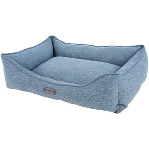 Scruffs Lit Pour Animaux De Compagnie Manhattan Bleu Denim M