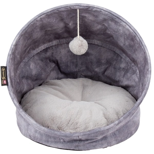 Couchage Chat   Scruffs Grotte Kensington Gris   44 x 44 x 48 cm pas cher