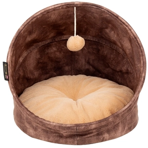Couchage Chat   Scruffs Grotte Kensington Marron   44 x 44 x 48 cm pas cher