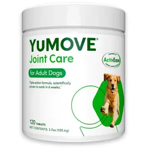 YuMOVE Chien Adulte | Complément Hanche et Articulations pour Chiens Adultes Raides, avec Glucosamine, Chondroïtine, Moule aux Lèvres Vertes | 6 à 8 ans | 120 ComprimésVendu paramazon