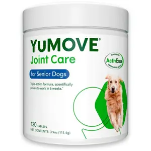 Comparateur de prix : 120x Senior YuMOVE Lintbells Supplément pour les articulations du chie...