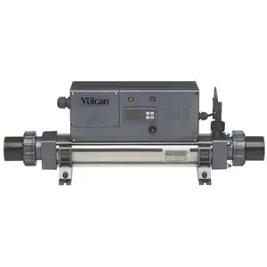 Habitat et Jardin Réchauffeur Vulcan digital Titane 9kW Tri piscine hors-sol et enterrée pas cher