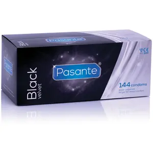 Préservatifs Pasante Black Velvet 144pcs pas cher