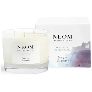 Comparateur de prix : NEOM Real Luxury De-Stress Bougie Parfumée 3 Mèches