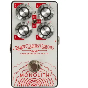 Comparateur de prix : Laney MONOLITH - Pédale de distorsion - Blanc et rouge