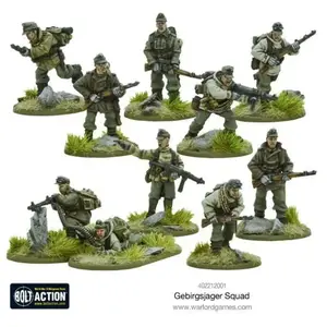 Comparateur de prix : Warlord Games Bolt Action Gerbirgsjager-Squad