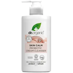 Comparateur de prix : Dr.Organic Crème nettoyante probiotique Skin Calm 150 ml