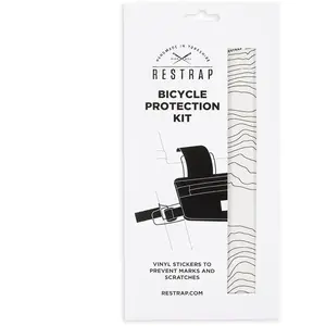 RESTRAP Stickers Protection vélo Adulte Unisexe, Noir & Blanc, Unique pas cher