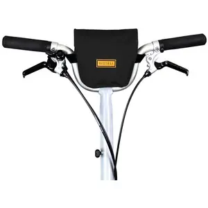 Comparateur de prix : Sacoche de guidon vélo Restrap Brompton M & H Bar - noir - 1,2 L
