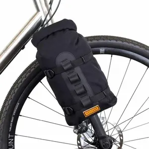 Comparateur de prix : Restrap - Fork Bag - Sacoche de vélo taille 5 l, noir/gris