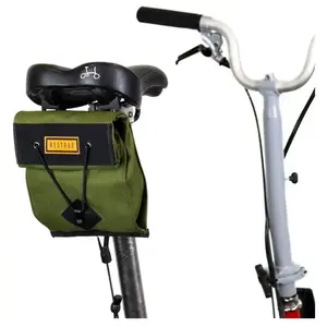 Comparateur de prix : Restrap CITY BIKE SADDLE BAG SMALL - OLIVE Vert militaire