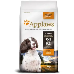Comparateur de prix : 7.5kg Adult Small & Medium Breed, poule Applaws croquettes pour chien