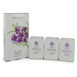 Yardley London April Violets Luxury Soap 3 x 100 g pas cher