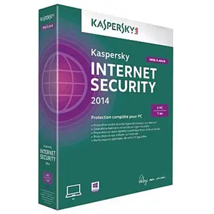 Kaspersky Internet Security 2014 Version Mise à Jour 1 An 3 Postes PCVendu parfnac