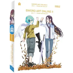 AANIME Sword Art Online II Arc 1 Phantom Bullet Edition Premium Blu-ray pas cher