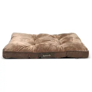 Scruffs Matelas pour animaux de compagnie Chester Chocolat, Taille L pas cher