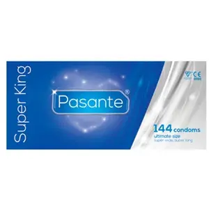 Comparateur de prix : Préservatifs taille Super King Pasante - 144 unités