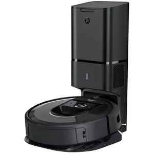 Aspirateur robot Irobot Roomba i7+ avec sa base autovidage CleanBase Noir pas cher