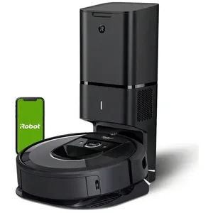 iRobot Aspirateur robot iRobot Roomba i7+ i7550 gris et noir pas cher