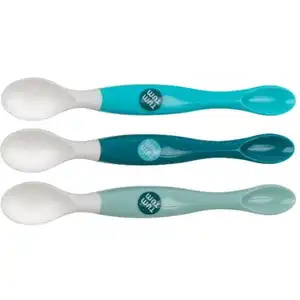 TUM TUM Lot de 3 cuillères à double embout Ourson pas cher