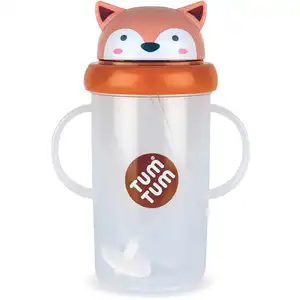 Comparateur de prix : TUM TUM Tasse antifuite avec paille lestée Renard (300 ml)