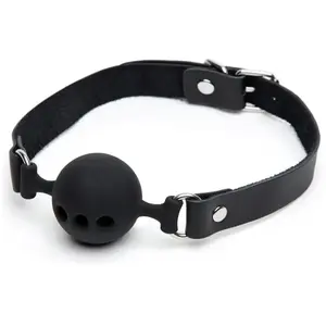 Bondage Boutique Bâillon Boule Silicone Respirant Medium