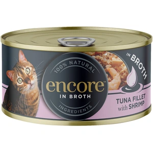 Comparateur de prix : Encore 16 x 70 g boîtes pour chat - filet de thon, crevettes