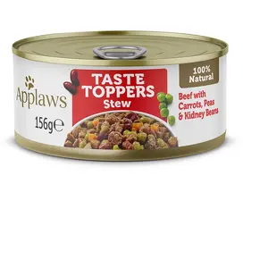 Applaws Taste Toppers en ragoût 6 x 156 g pour chien - boeuf