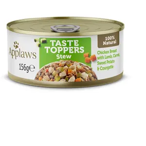Applaws Taste Toppers en ragoût 6 x 156 g pour chien - poulet, agneau