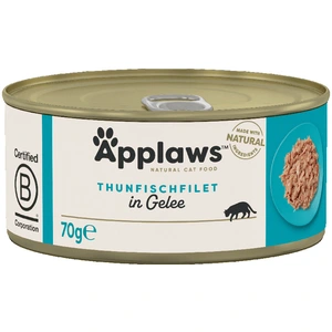 6x70g Applaws en gelée thon - Pâtée pour chat pas cher