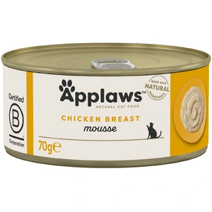6x70g Applaws Mousse poulet - Pâtée pour chat pas cher