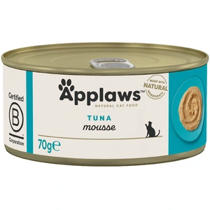 6x70g Applaws Mousse thon - Pâtée pour chat pas cher