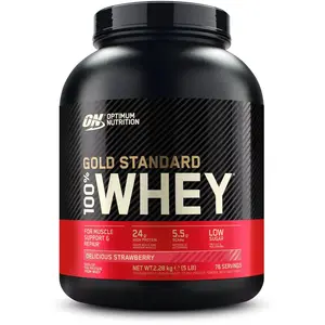 Optimum Nutrition Gold Standard 100% Whey - Delicious Strawberry 2270gVendu parcdiscount