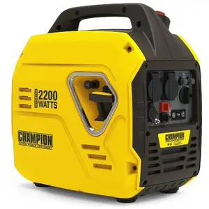 Comparateur de prix : CHAMPION POWER EQUIPMENT Inverter essence 2200 Watt 'Mighty Atom' - 79cc - 44 x 28,5 x 44,5 cm