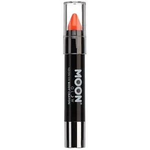 Merkloos / Sans marque Moon Glow Bâton de peinture UV néon, pastel corporel pour le visage et le corps, Orange Intense