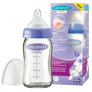 Comparateur de prix : Lansinoh Biberon Verre Natural Wave 160 ml