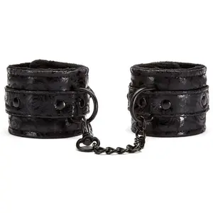 Bondage Boutique Menottes pour Poignets Black Rose